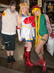 Hinata, Sailor Moon and Cammy