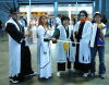 Bleach Group - Kenpachi, Orihime, Soifon, Tosen and Ash from Pokemon tagging along
